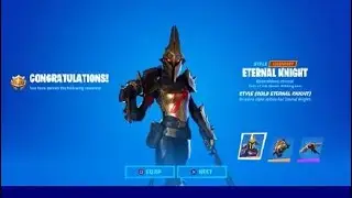 Fortnite Eternal Knight:  STYLE (GOLD ETERNAL KNIGHT)