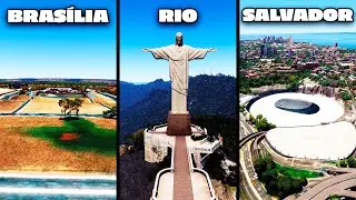 Como est&atilde;o algumas cidades brasileiras no novo Microsoft Flight Simulator 2024