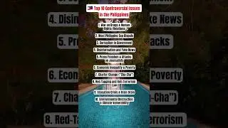 😱😱 Top 10 Controversial Issues in the Philippines ⚠️❗️#shortsvideo #youtubeshorts