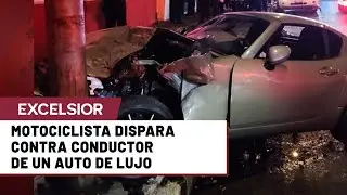 Ataque armado a conductor de auto deportivo en Churubusco, CDMX