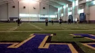 Jibril training with Aaron Donaldson aka #he goes hard every down !