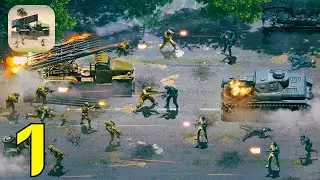 Heroes of War: WW2 army games Gameplay Walkthrough Part 1 &ndash; My First Combat Mission! (Android/iOS)