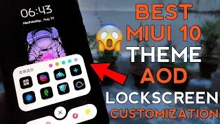 MIUI 10 BEST THEME | Best Lockscreen Customisation | Minimal MIUI 10 Theme | SWEET AND SIMPLY THEME