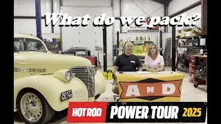 Hot Rod Power Tour 2025 What we pack in Sid. Things you need before leaving home. What to bring.