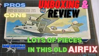 Catalina PBY-5A by Airfix.  Unboxing and Review
