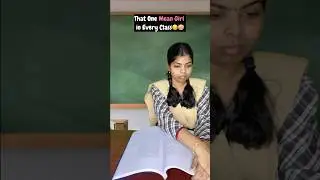 That one Mean Girl in every class😒#sharmilageorge #shorts
