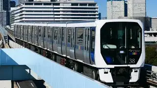 TOKYO - Yurikamome (monorotaia automatizzata) da SHIMBASHI a DAIBA - Percorso Completo.