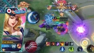 CHEAT BUILD ON FREYA?🫨 | EXE MOBA | BROKEN BUILD | MLBB