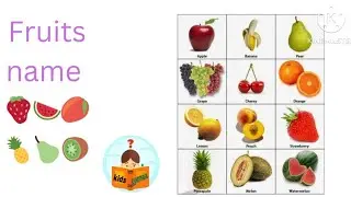 Fruits Name in Hindi & English |  Falon ke nam|| name of fruits || फलों के नाम @kidsgyanmala