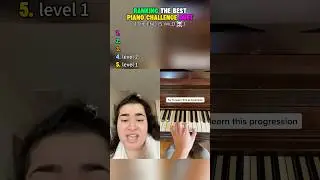 Ranking the best piano challenge duet #duet #tiktok #challenge #piano #funny #shorts
