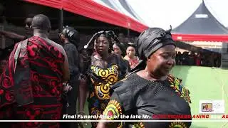 FINAL FUNERAL RITES OF THE LATE MR. CLIFF RICHARD ANING