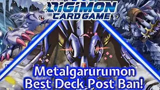 The Steel Wolf Rises To The Top!  Metalgarurumon Deck Profile Post Ban [BT-15]
