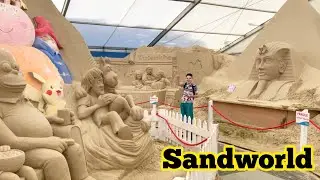 A Matty’s explore with us production 03/10/22 Sandworld Weymouth Dorset amazing sand sculptures UK