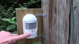 Driveway monitor motion sensor alert system Sabre brand