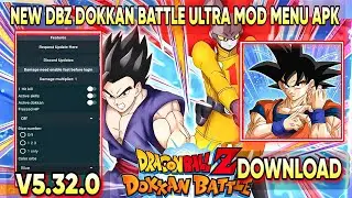 NEW! DBZ Dokkan Battle V5.32.0 ULTRA MOD MENU APK / 10+ Mod Menu Features / Dragon Stones 💎