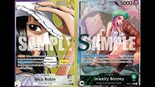 [One Piece Card]Green Bonney Vs Yellow Purple Robin