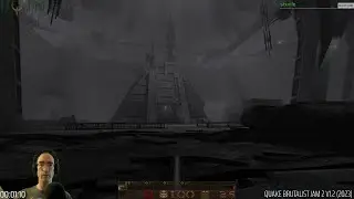 Pak Attack: Brutalist Jam 2 v1.2 (2023): First floor [BQTN E206a | PC w/ Ironwail v0.8.0]