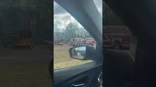 King George Fire & Rescue  an NDW28 on scene of a brush fire