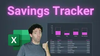 How to Create a Savings Tracker in Excel