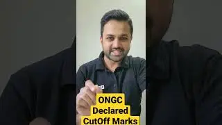 ONGC 2022 | ONGC Declared Cutoff Marks | ONGC Recruitment Through GATE 2023