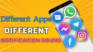 Different Different Notification Sound For Different Apps