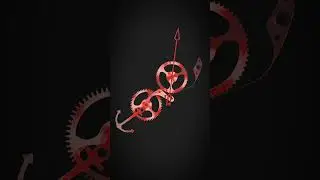 🕰️⚙️ Clock Second Hand Mechanism in Action | Satisfying Gear Motion 🔁