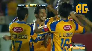 GOLEAN A LOS TUZOS | TIGRES 5-0 PACHUCA | J8 Apertura 2011 Liga Mx