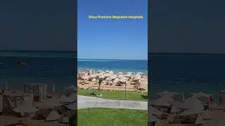 Beach/sea and main pool, view from Panorama Bar - Rixos Premium Magawish Hurghada, Egypt 🇪🇬