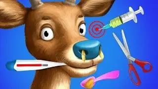Fun Animal Care Games - Santa Reindeer Makeover Dress Up Cooking Christmas Fun App For Kids