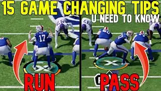 ⚠️15 GAME CHANGING TIPS⚠️ 99% of Madden NFL 23 Players Don't Know They Can Do On Offense & Defense!