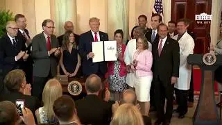 President Trump commends Senator Mike Braun on healthcare transparency efforts