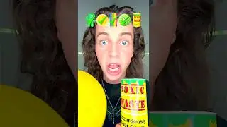 Extreme Toxic Waste Candy Challenge #shorts #sour #candy