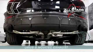 Lamborghini Urus S Novitec Exhaust Install & Sound
