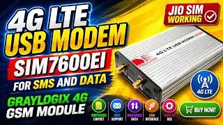 4G LTE USB MODEM SIM7600EI || 4G GSM MODULE UNBOX REVIEW@MRHANSRAJTECH