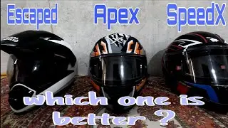 BEST HELMET UNDER 5000 || Axor Apex || RE SpeedX || RE Escaped || which one is better ?
