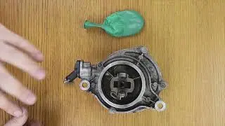 SIMPLE failure CHECK on the VACUUM PUMP of the car engine, of the car engine