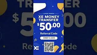 XE Money Transfer Referral Code 2025 💸 Get &euro;50 free Bonus Gift Card | XE Promo Code #shorts