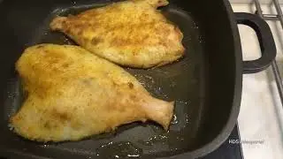 Zubereitung von Plattfisch,  