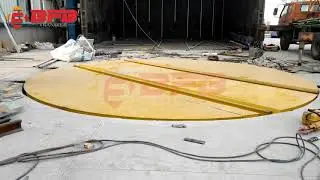 Factory Material Turntable Rail Transfer Cart/Electric Turntable For Bogie Or Transfer Cart