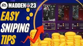 MAKING COINS - HOW TO SNIPE IN MUT 23 l MADDEN ULTIMATE TEAM 23