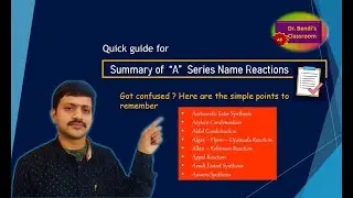 A- Series Name Reactions Summary I Organic Chemistry