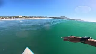 🌊 Surf POV RAW Primeiro surfe do ano com altas e &aacute;gua cristalina.