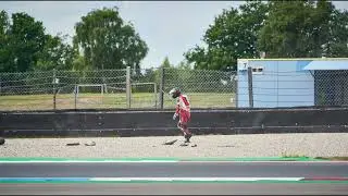 From Apex 2 Apex 1:49:3 Track of Assen Daytona 765 Moto2 07_2022 best Laptime also bigest Crash