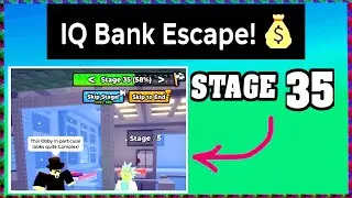STAGE 35 IQ BANK ESCAPE Roblox Walkthrough [Full Guide English] 💰