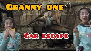 Granny one car escape 🤞I Hope i will escape 🤞#granny 1 #car #escape 