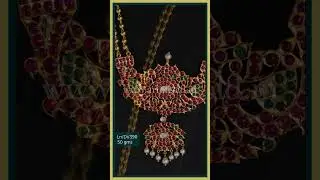 Gold Kemp Pendant Haram in 100 grams & 50 grams. 100% Wax Free setting.