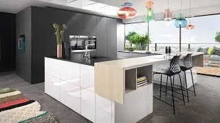 Grebsfrit k&oslash;kken med h&oslash;jskabe fra gulv til loft | Schmidt K&oslash;kken