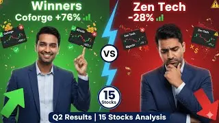 521% Profit Growth! 🚀 Q2 Results Analysis | Bizotic, Coforge, Zen Tech | Sep 2025