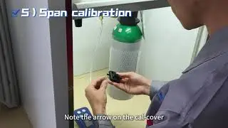 MST410 Portable multi-gas detector's Span Calibration