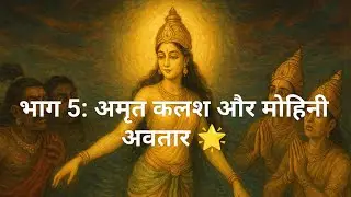 भाग 5 : अमृत कलश और मोहिनी अवतार #amritman#amritmanthankatha#mohiniroop#devta#asur#amrit 